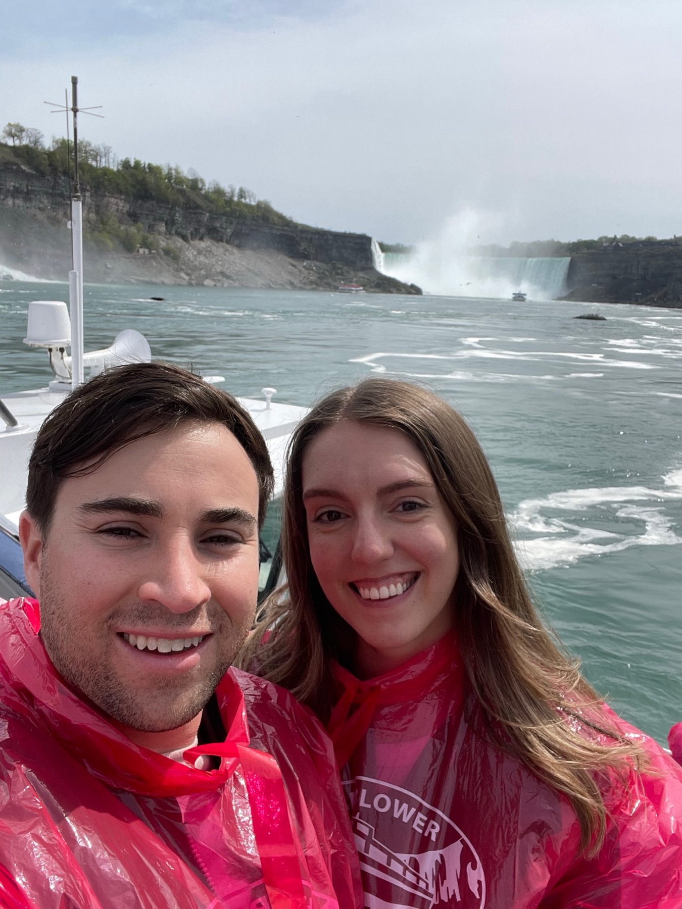 Caitlin and Paul at Niagara Falls